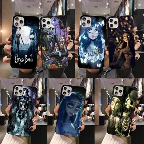 Tim Burtons Corpse Bride Phone Case for iphone 12 pro max mini 11 pro XS MAX 8 7 6 6S Plus X 5S SE 2020 XR case