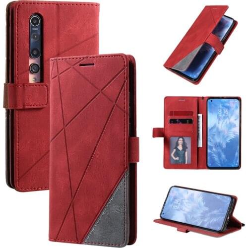 For Xiaomi Mi 10 Pro Flip Case Leather 360 Protection Business Wallet Book Cover for Xiaomi Mi 10 Case Mi10 Mi 10Pro Phone Case