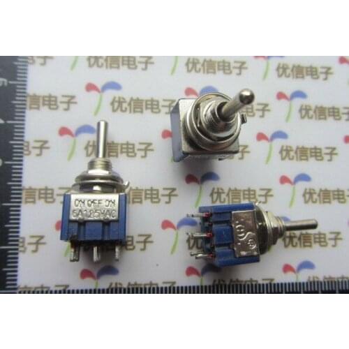 Duplex 6P 3T 6A 125VAC toggle switch / rocker switch