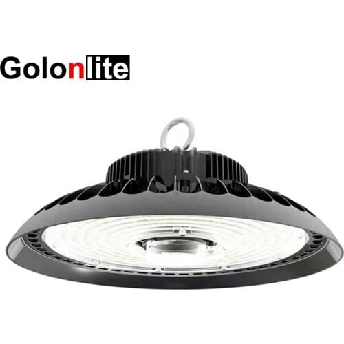 Golonlite LED high bay light with motion sensor 200W 150W 100W 1-10V dimmable UFO LED lamp IP65 waterproof CE SMD3030