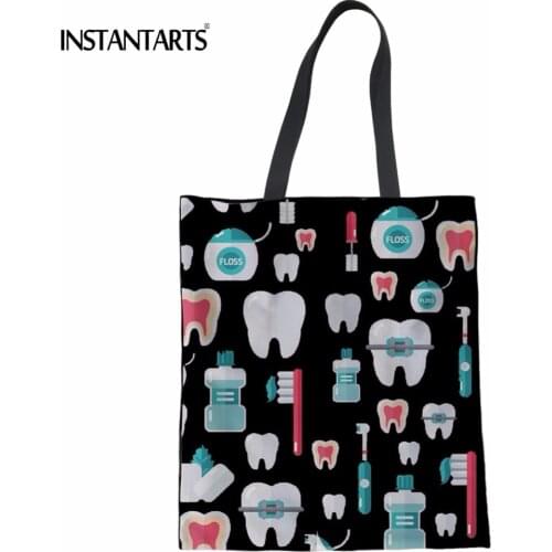 Тканевые сумки для покупок Instantarts China At AliExpress