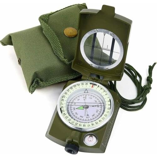 K4580 Lensatic Compass High-precision American Style Multifunctional Compass for Outdoor Camping Hiking Gifts