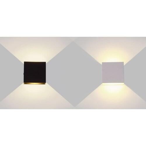 Indoor Wall Hanging Creative Bedside Decorative Lamp LED Aluminum Wall Lamp Suitable For Living Room Bedroom Corridor