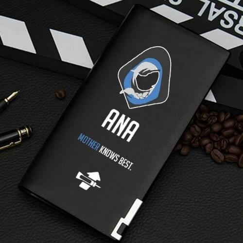 Ana Amari wallet Mother knows best purse Game short long leather cash case Money notecase Change burse bag Card holders