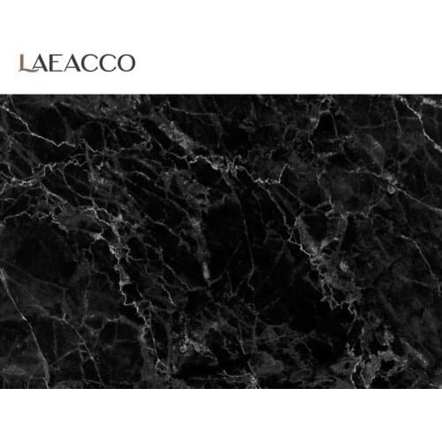 Laeacco Black Marble Texture Gradeint Solid Color Surface Of Wall Stone Baby Photography Background Photozone Photo Studio