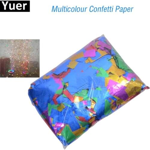Confetti Machine 1kg/lot Rectangle Shape Golden / Silvery confetti paper for confetti cannon machine & Confetti Machine