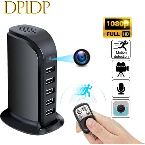 1080P HD 4K Mini Camera USB Charger Motion Detection Mini Camcorder Video Wireless Remote Control Indoor Security Monitoring Cam