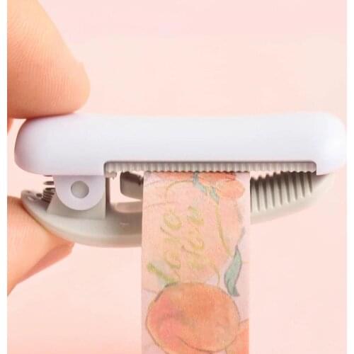 Mini Masking Tape Cutter Portable Sized Color Dispenser for 20-25mm Paper Washi Tapes Stickers Journal tools