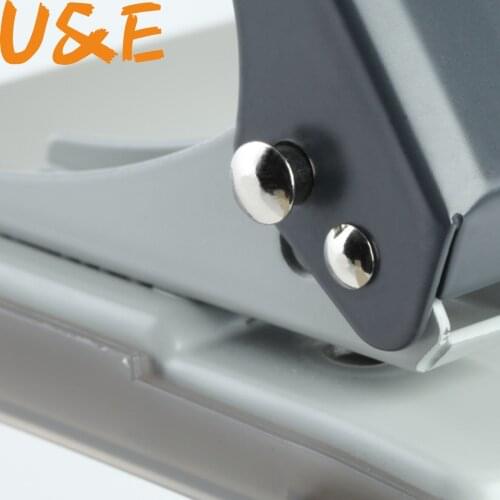 Multifunctional Meidum Metal 2-Hole Punch for A3/A4/A5/B4/B5 Paper Double Hole Keypunch Hole Size 6mm, 20 Sheet Paper Per Time