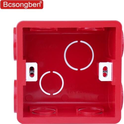 86 Cassette Wall Plate Box For 86 Type PVC Wall Plate Switch And Socket Stair step Light Lamp Lighting