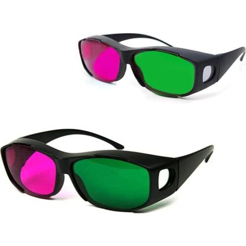 1pcs Clean Stock Black Brown Color Frame Red/Magenta Green 3D Glasses For Dimensional Anaglyph Movie Game&DVD Video TV