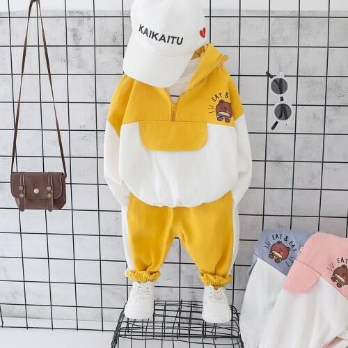 Infant Clothing Baby Girl Clothes Autumn Winter Newborn Clothes Suit Kids Cartoon Long Sleeve Outfits For Baby Boy Tracksuit Set
