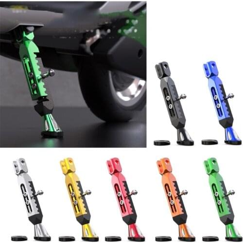 Motorcycle Kickstand Adjustable Foot Support Side Parking Rack Kickstand For Electric Motorbike Parking Side Support Stand