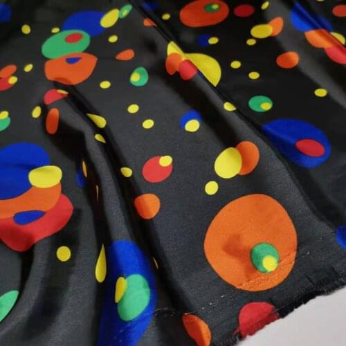 Poly Satin Fabric leaf Printed Decorative Sewing craft material 100CM*150cm