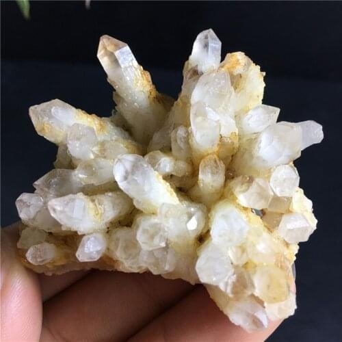 Rare natural crystal quartz Pineapple cluster flower specimen Reiki Energy Stone Healing