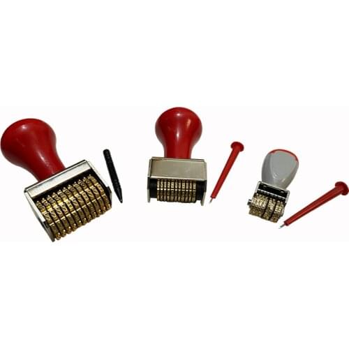 Diy scrapbooking metal rolling number stamps date for card making big and small