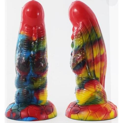 Sex Shop Colorful Silicone Dildo Anal Plug Huge Anal Toy with Suction Cup Adult Sex Product Sex Toys for Men Gays Women Lesbian