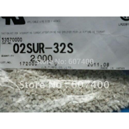 02SUR-32S CONN RCPT SUR 2POS .8MM TIN 02SUR-32S(HF) Connectors terminals housing 100% new and original parts