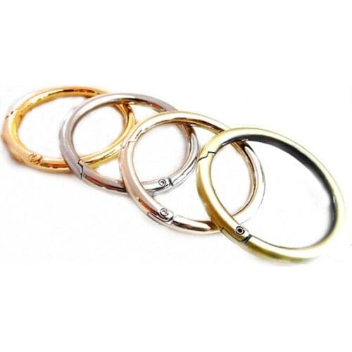 30 pcs gold spring ring clasp 38mm inner 1.5 inch