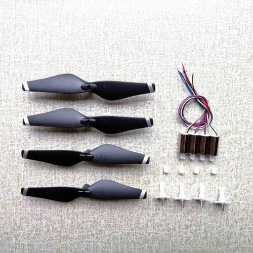 4pcs Motor engines propeller blade Gear Spare Parts for M69 M69G M69S S163 X12 Wifi FPV RC Drone Quadcopte Accessories