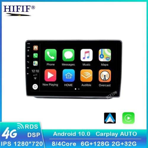 6+128G Android 10.0 DSP CarPlay Car Radio Multimedia Video Player Auto Stereo GPS For Skoda Fabia 2 2008 - 2013 2 din dvd