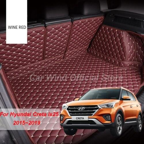 Car Believe Brand Car Trunk Mats For Hyundai Creta ix25 2015 2016 2017 2018 2019 Cargo Liner Accessories