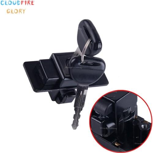 CloudFireGlory MB846665 Glove Box Lock Assembly with Keys For Mitsubishi Pajero Montero 1992-2000