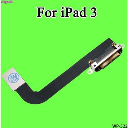 Cltgxdd New For ipad3 USB Dock Charging Port Back Rear Flex Cable Charger Connector For ipad 3 A1416/A1430 Repair Parts