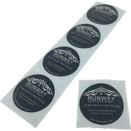 CMKY round adhesive printing label in roll