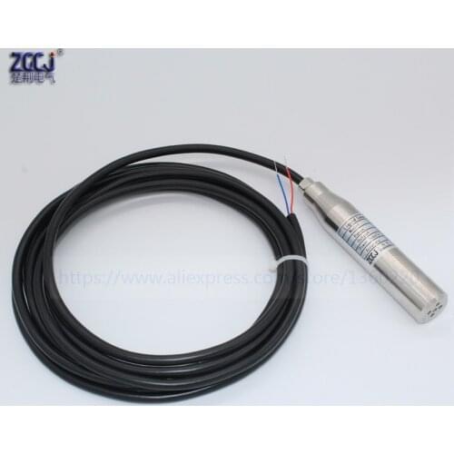 3m Measure range liquid level transmitter 24VDC 4-20mA DC water level transducer with 4m cable