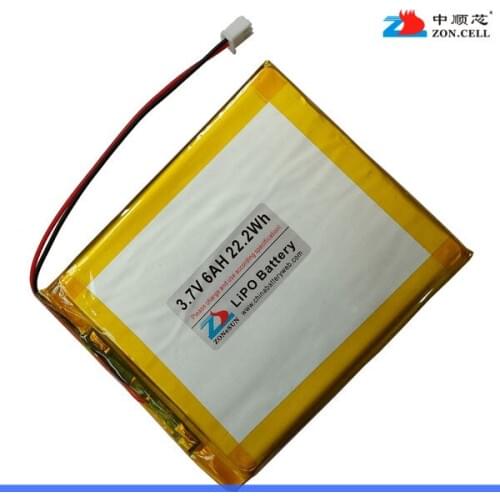 Shipping in core 6000mAh 3.7V lithium polymer battery GPS tablet computer MID charging treasure 528095 Rechargeable Li-ion Cell