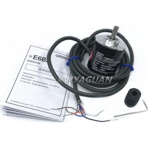 E6B2 CWZ6C OMRON Rotary Encoder E6B2-CWZ6C 10 30 50 100 200 300 360 400 500 600 720 800 1000 1024 1800 2000 2500P/R 5~24VDC NPN