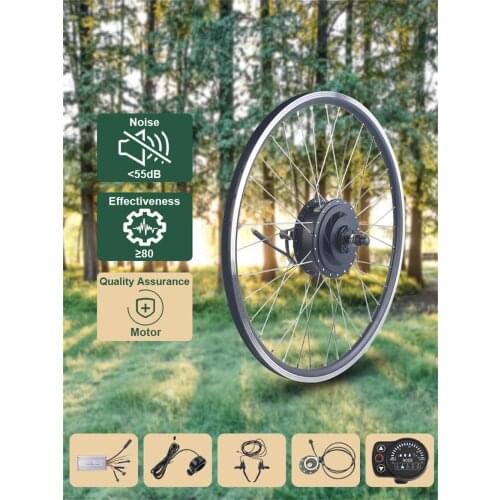 Kit Electric Bicycle 24/36/48V 350W 500W 16-29 Inch Electric Bicycle Conversion Kit For Cassette Wheel Hub Motor For Ebike Kits