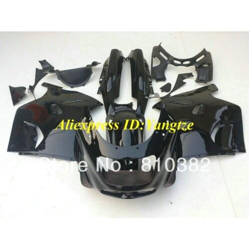 ABS Fairing kit for 1993 2003 KAWASAKI Ninja ZZR1100 93-03 ZZR 1100 1993-2003 ZX-11 ZZR1100D all gloss black fairings bodywork