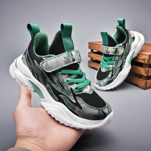 2019 Kids basketball Shoes For Boys Fashion Breathable Sport Sneakers Boys School Shoes autumn Big Children Shoes Size 30-39