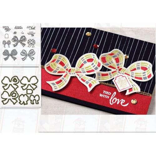 Gift Bow Builder Metal Cutting Dies and Stamps for DIY Scrapbooking Photo Album Decorative Sheets Mould Stamps And Dies 2021