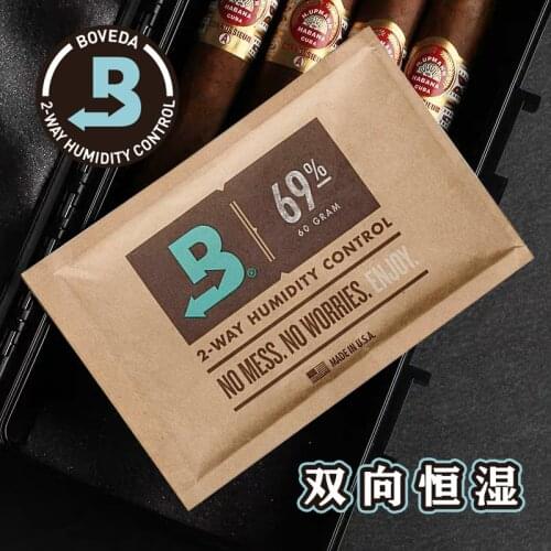 Boveda Professional Cigar Moisturizing Bag Humidity Bag Humidity Pack Humidifier Cigar Humidifier Bag for Cigar Humidor CS-010a