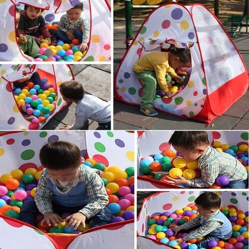 50 Pcs Multicolor Baby Kids Toy Ball Round Soft Plastic Ocean Ball 5.5CM