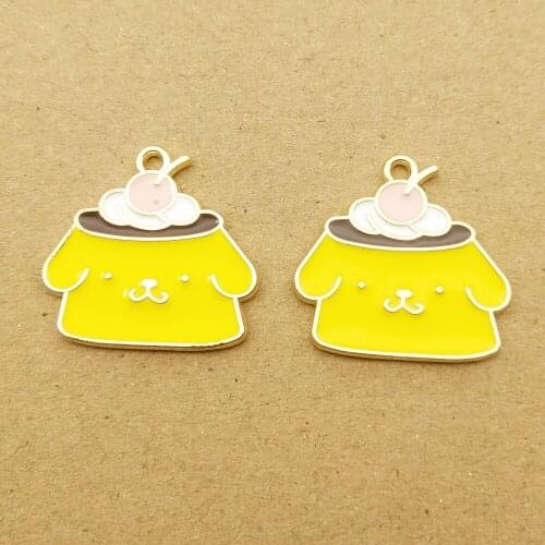 10pcs 22x23mm cartoon charm enamel charms for jewelry making and crafting charm earring pendant bracelet and necklace charms