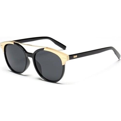 2017 Newest Brand Designer Cat Eye Mirror Sunglasses Women men Stylish Lady Flat Plane New UV400 Fashion Sun Glasses Hot