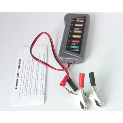 Acheheng LED Digital Battery Tester Car Batter / Alternator Monitor Device 12V For Checking/ Testing Car Motorcycle Trucks