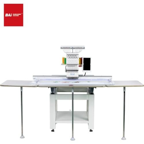 Bai Household 12/15 Needles High Speed Single Head Computerized T-Shirt Hat Embroidery Machine