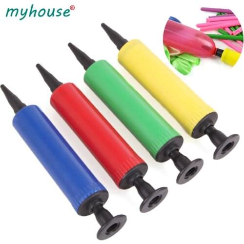 1 PCS Balloon Pump Balloon Accessories Hand Push Mini Portable Inflator Air Pump Useful Birthday Party Balloon Decoration Tools