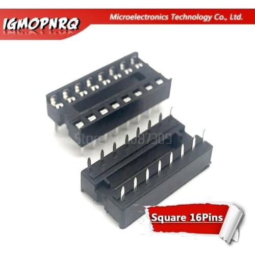 10pcs 16pin pins pin DIP DIP16 DIP-16 IC Sockets Adaptor Solder Type Socket