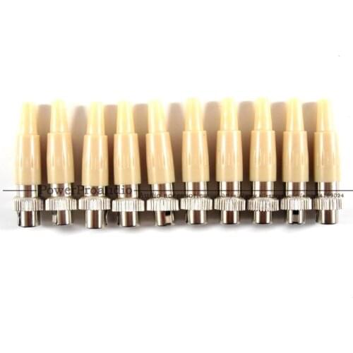 10pcs/lot XLR 4 Pin Male Plug MIC Microphone Audio Cable Connector for Mipro