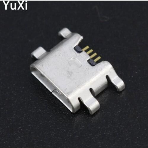 100pcs Micro USB jack 5pin Connector Cell phone Charging port Socket For ZTE Blade L2 S6 N983 N807 U956 N5 N909 N798 N980 N986