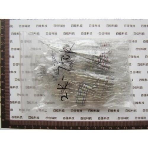220pcs 1W resistance package 2K--750K, 22 kinds × 10pcs