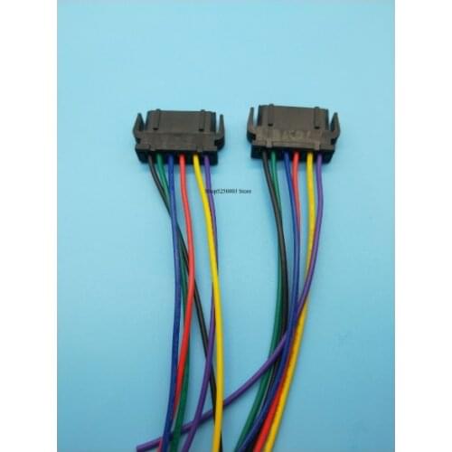 5pcs 6pin Rear Tail Light Lamp Wiring Harness Plug For A6 A8 1994-2016 A4 S4 893971636