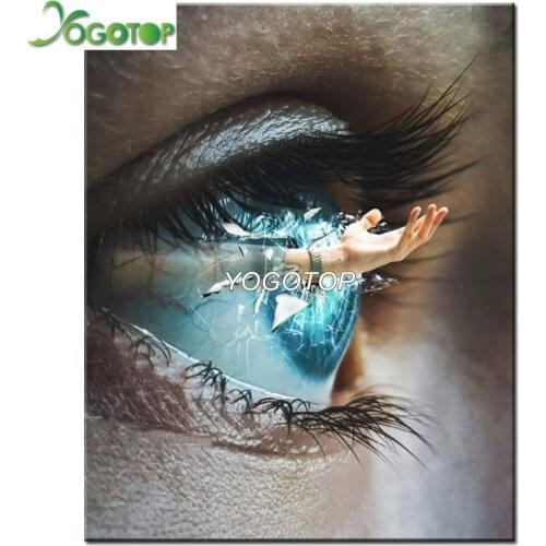 DIY Full Diamond Painting sale Eye hand Sets Art New Arrival Embroidery Crystal Mosaic Cross stitch Adults Handmade Gifts YY2758