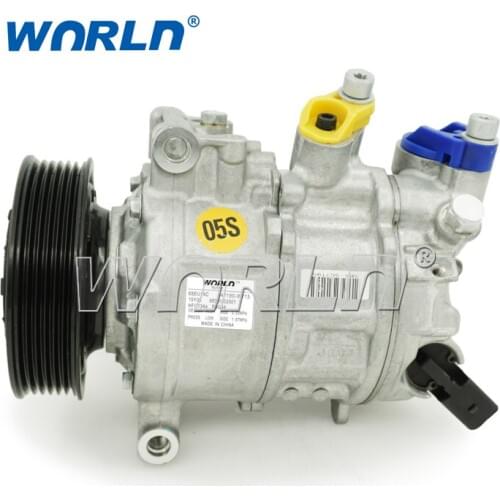 AUTO A/C COMPRESSOR for A4 2000-2009/A5 2007-/SEAT EXEO 2008- 1.6 1.8 1.9 2.0 3.0 8K0260805L/447190-6900/8E0260805AG/8E0260805A